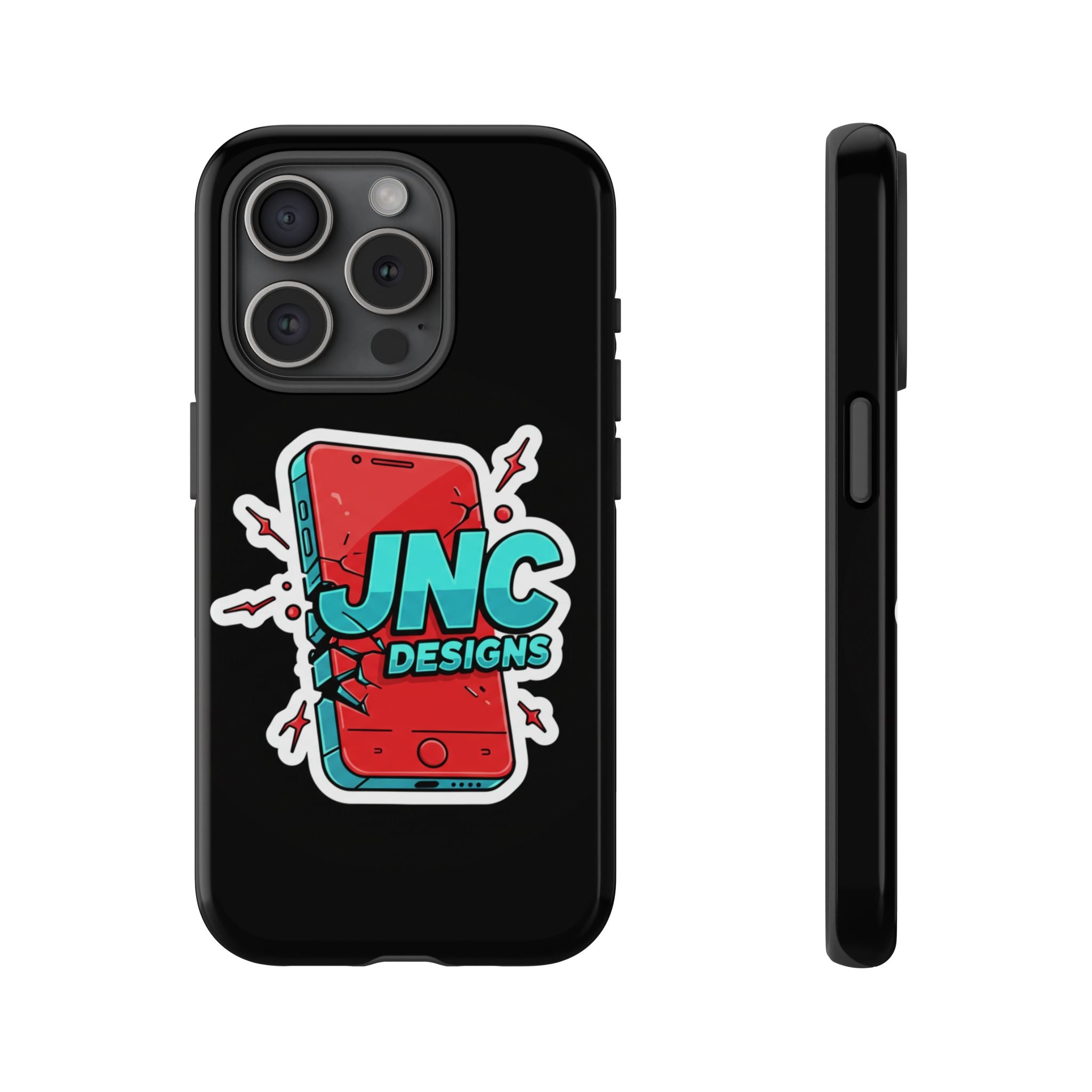Apple iPhone JNC Black Tough Silicone Case