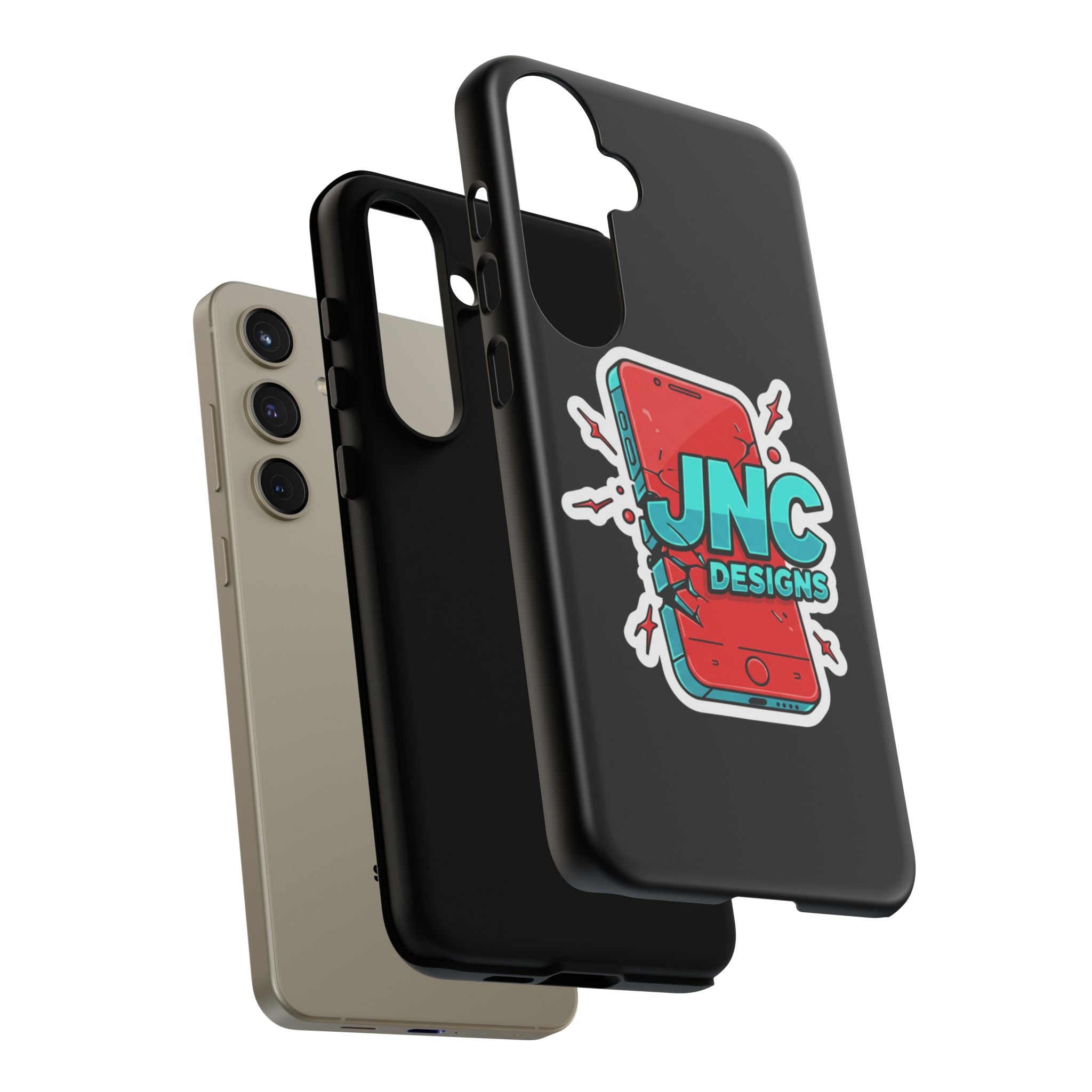 Apple iPhone JNC Black Tough Silicone Case