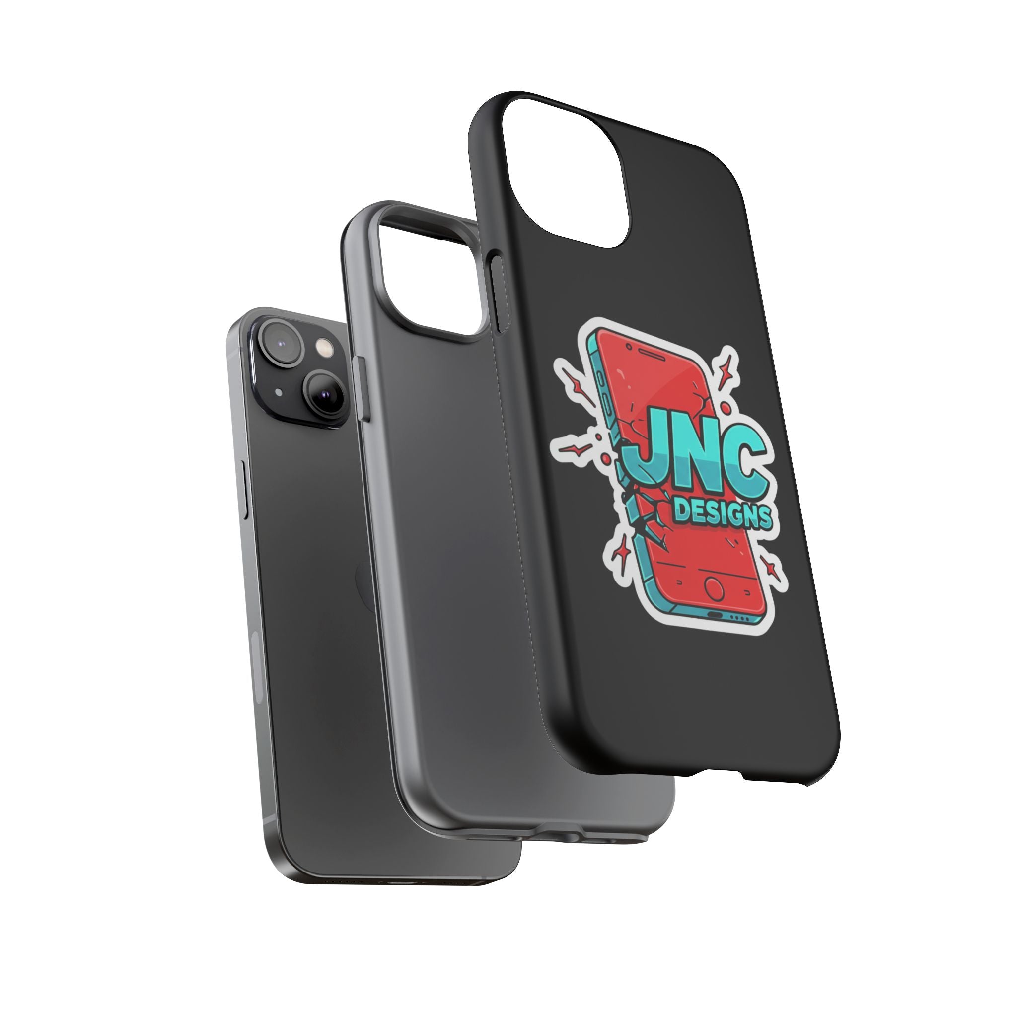 Apple iPhone JNC Black Tough Silicone Case