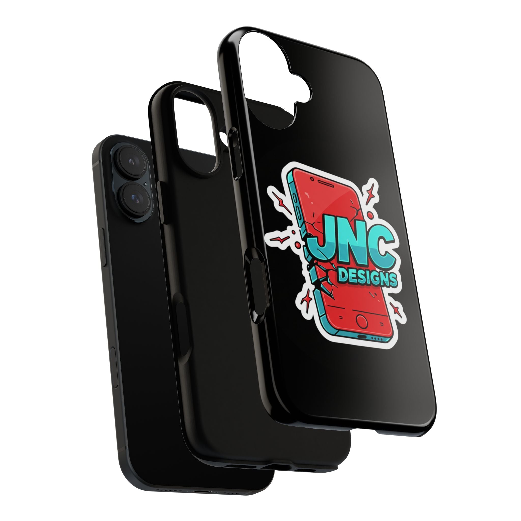 Apple iPhone JNC Black Tough Silicone Case