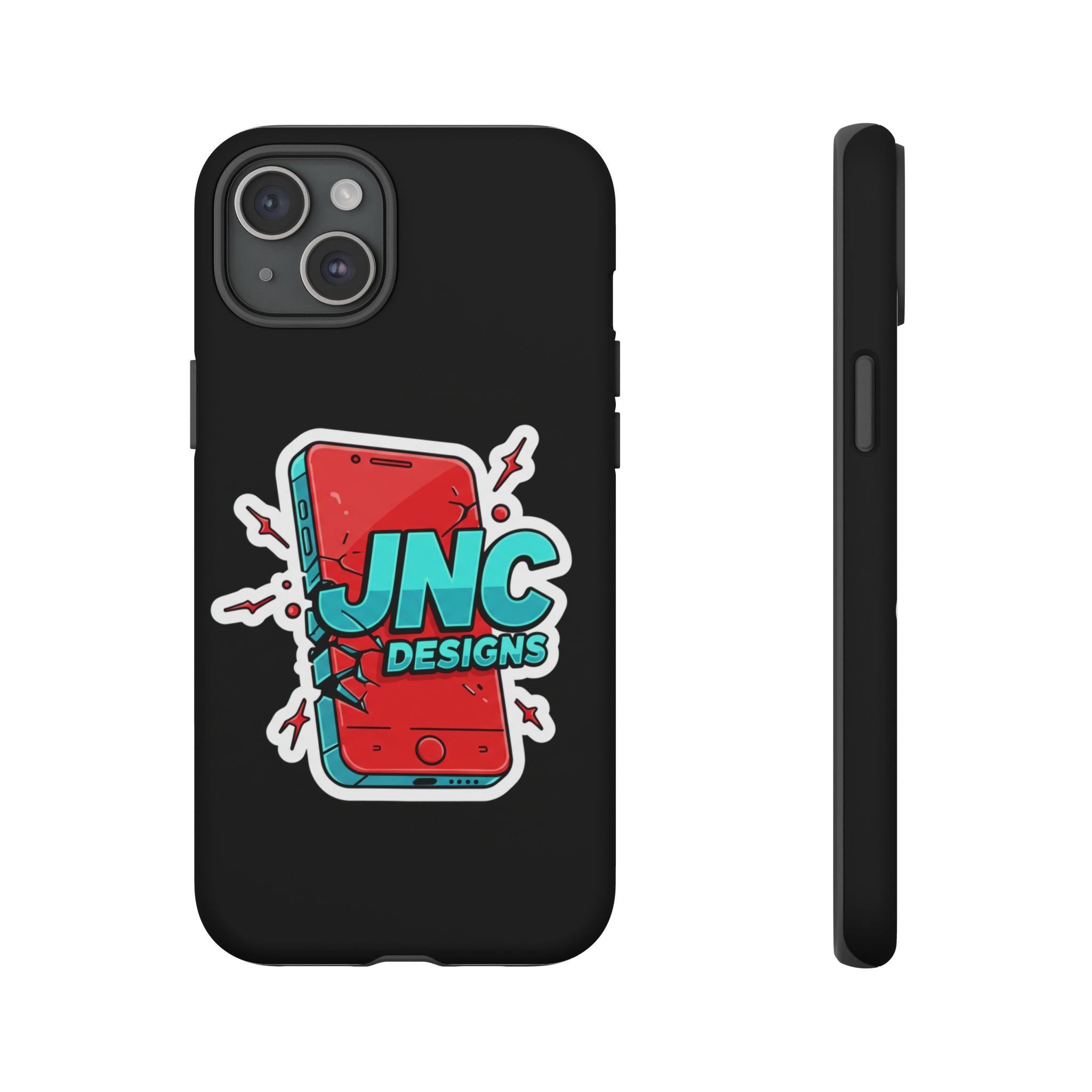 Apple iPhone JNC Black Tough Silicone Case