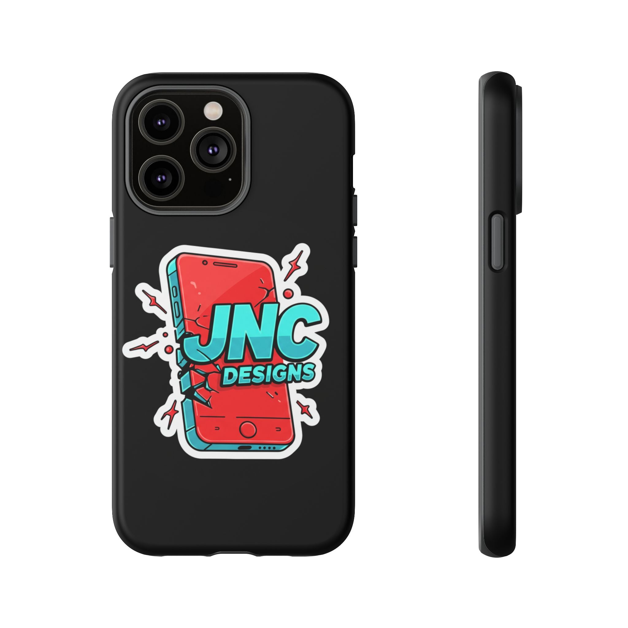 Apple iPhone JNC Black Tough Silicone Case