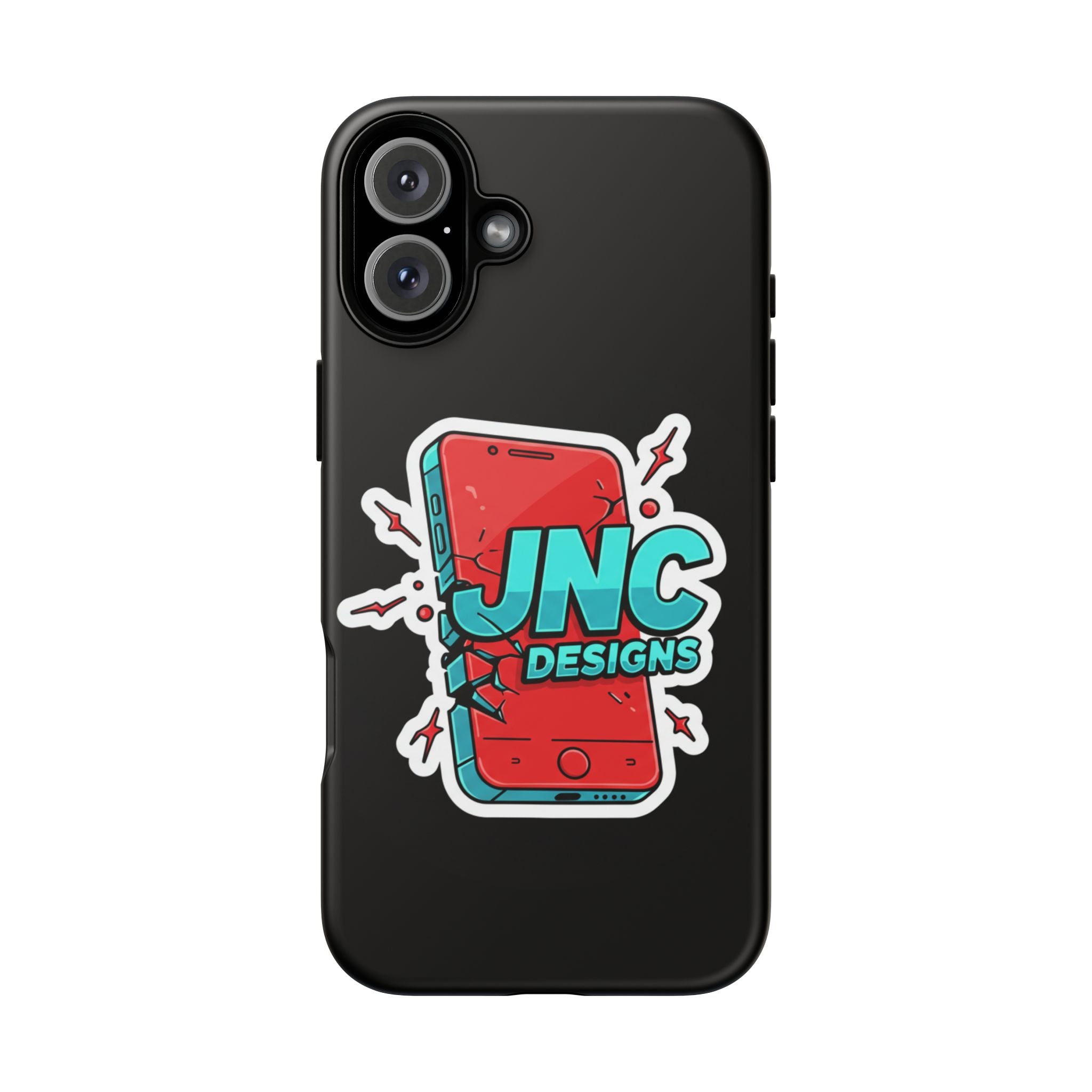 Apple iPhone JNC Black Tough Silicone Case
