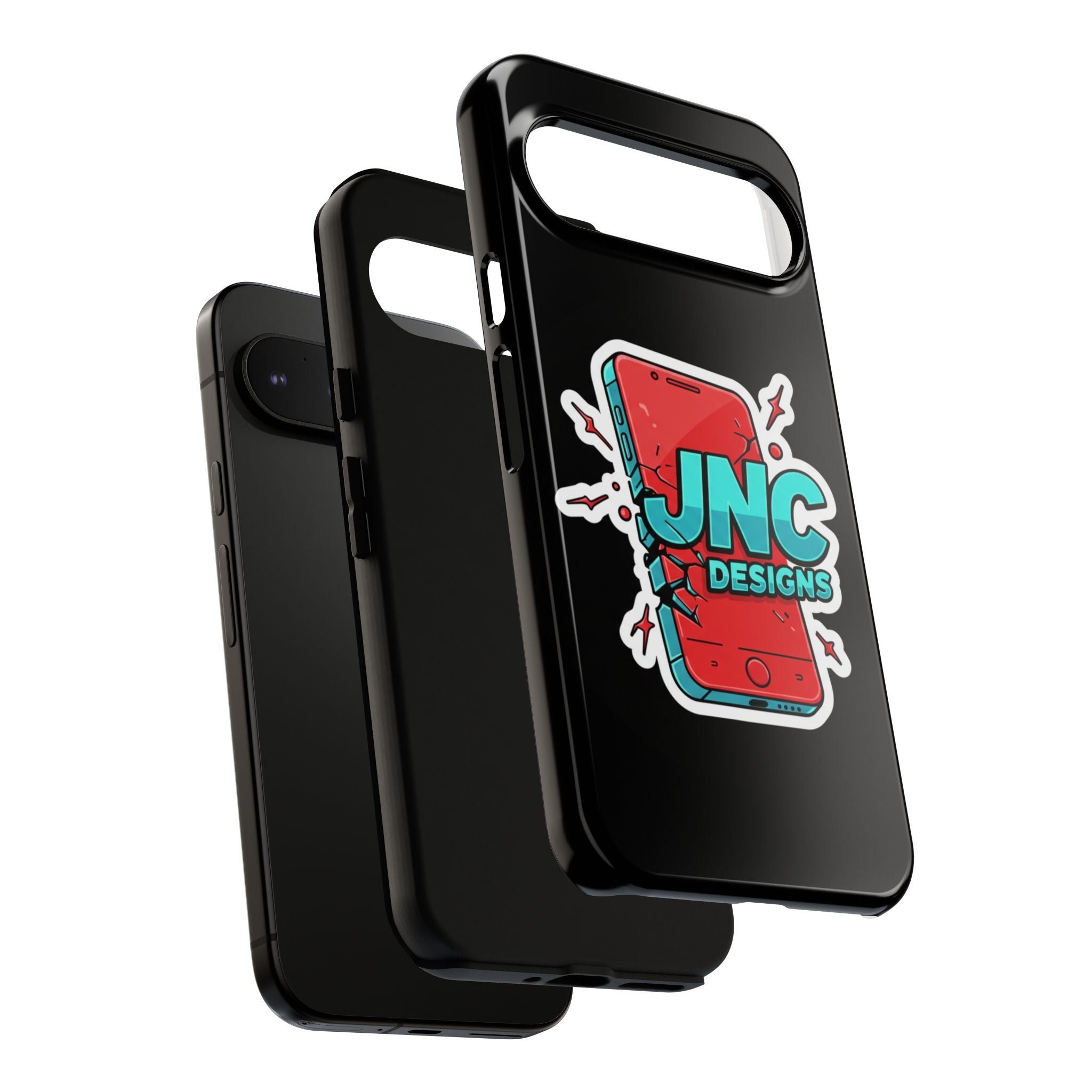 Apple iPhone JNC Black Tough Silicone Case