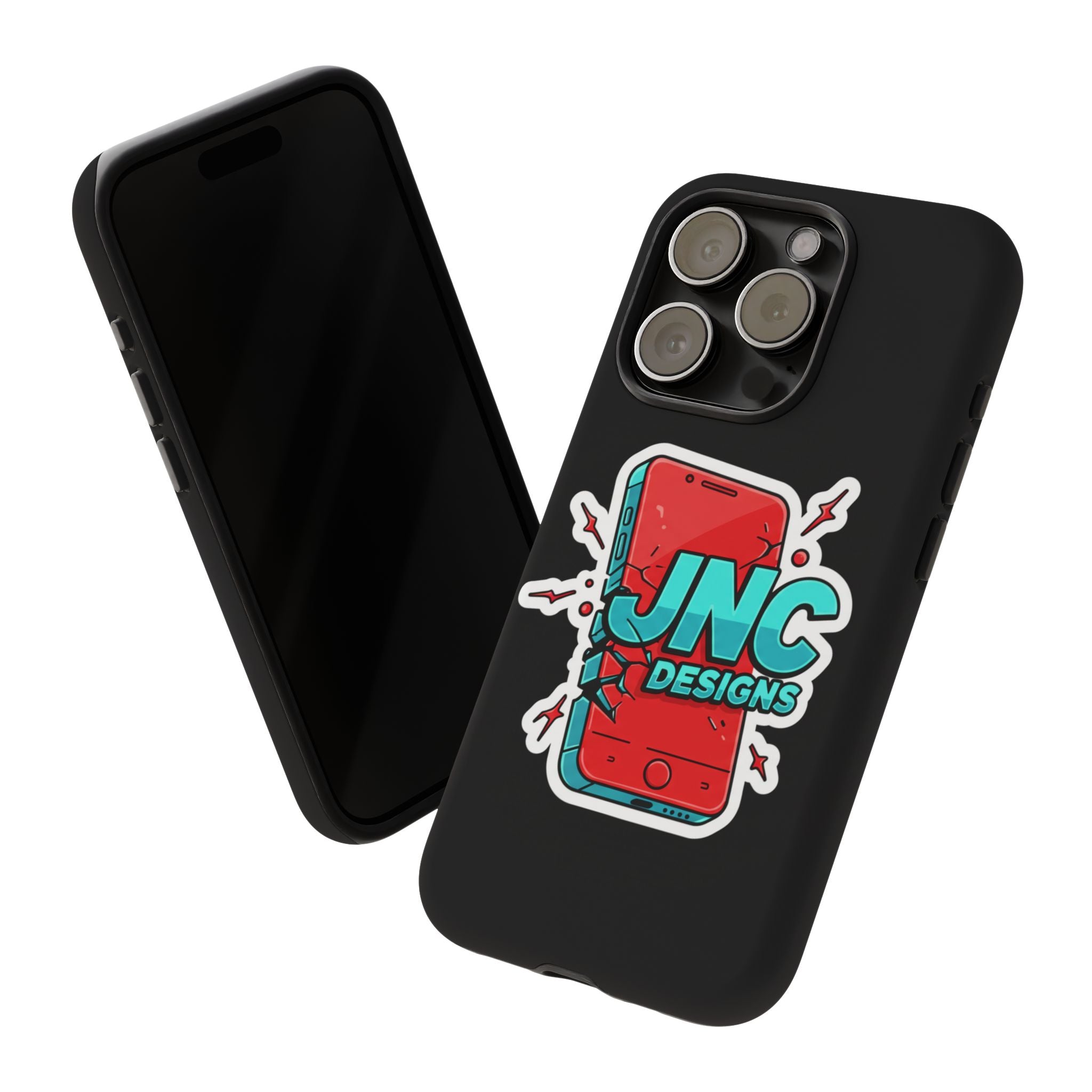 Apple iPhone JNC Black Tough Silicone Case