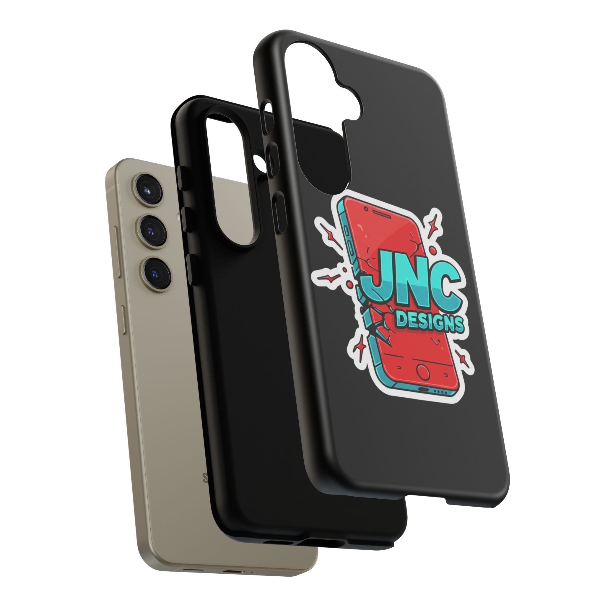 Apple iPhone JNC Black Tough Silicone Case