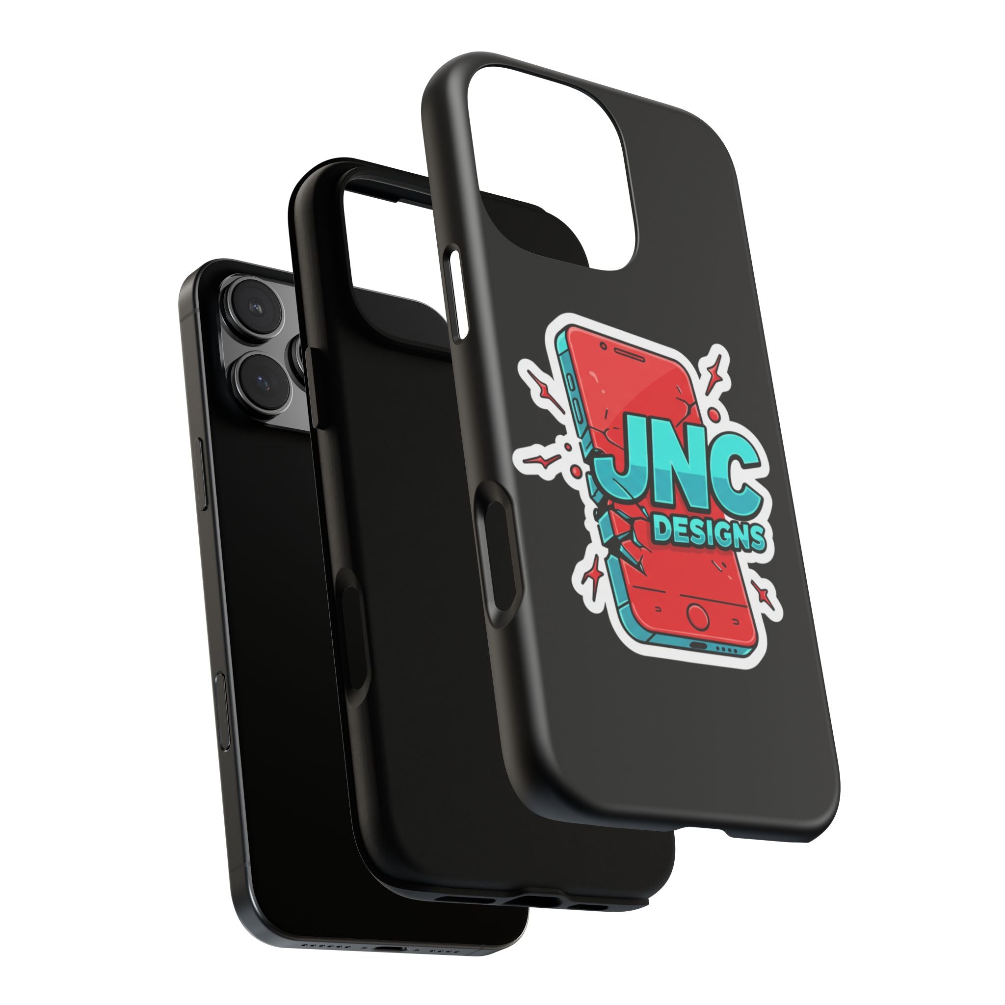 Apple iPhone JNC Black Tough Silicone Case
