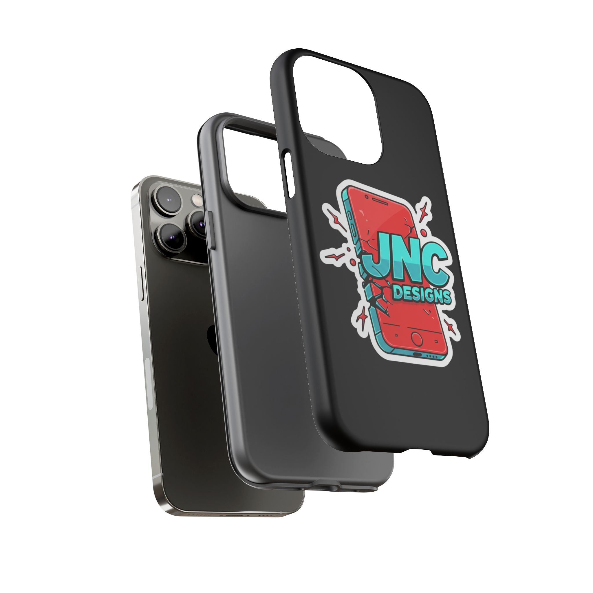 Apple iPhone JNC Black Tough Silicone Case