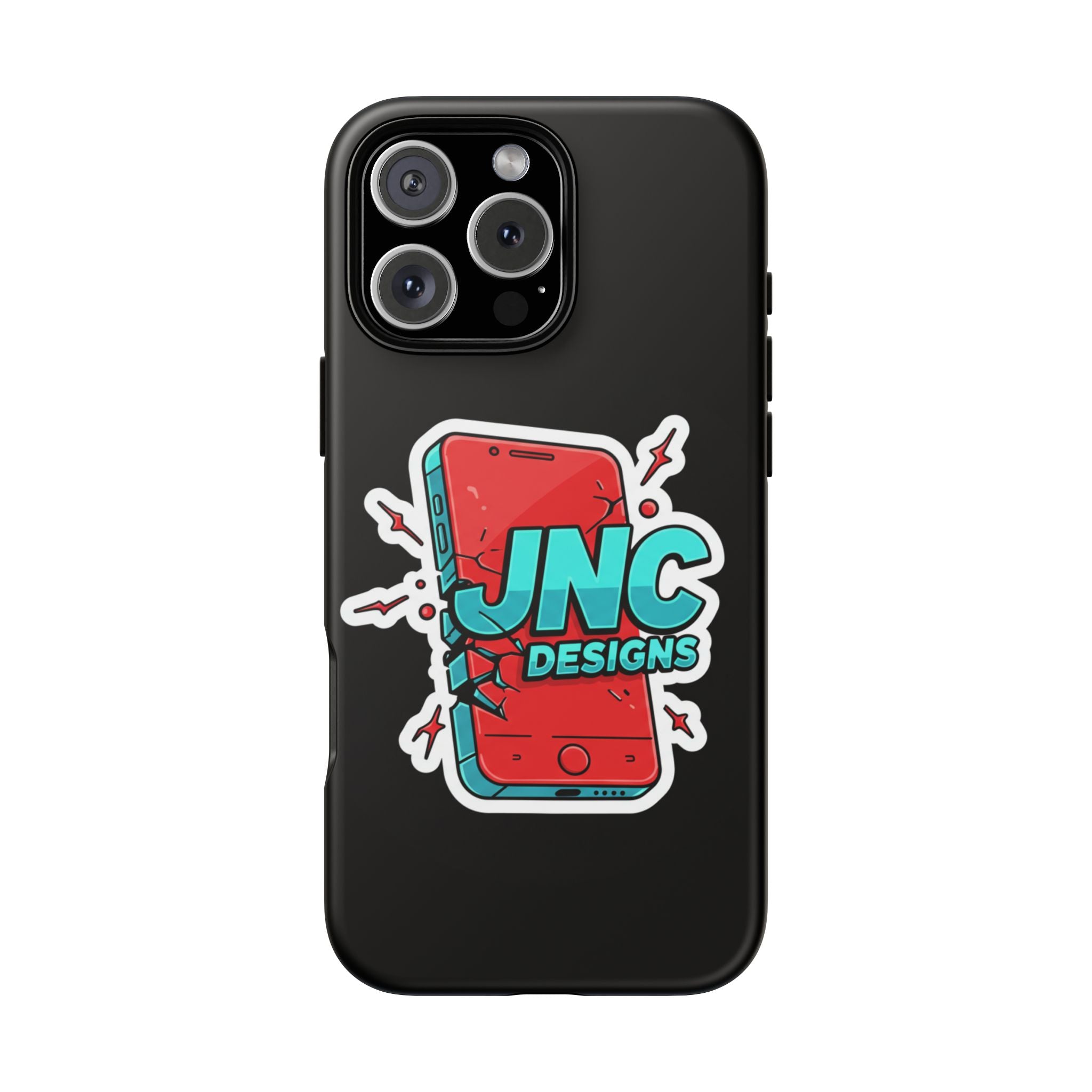 Apple iPhone JNC Black Tough Silicone Case