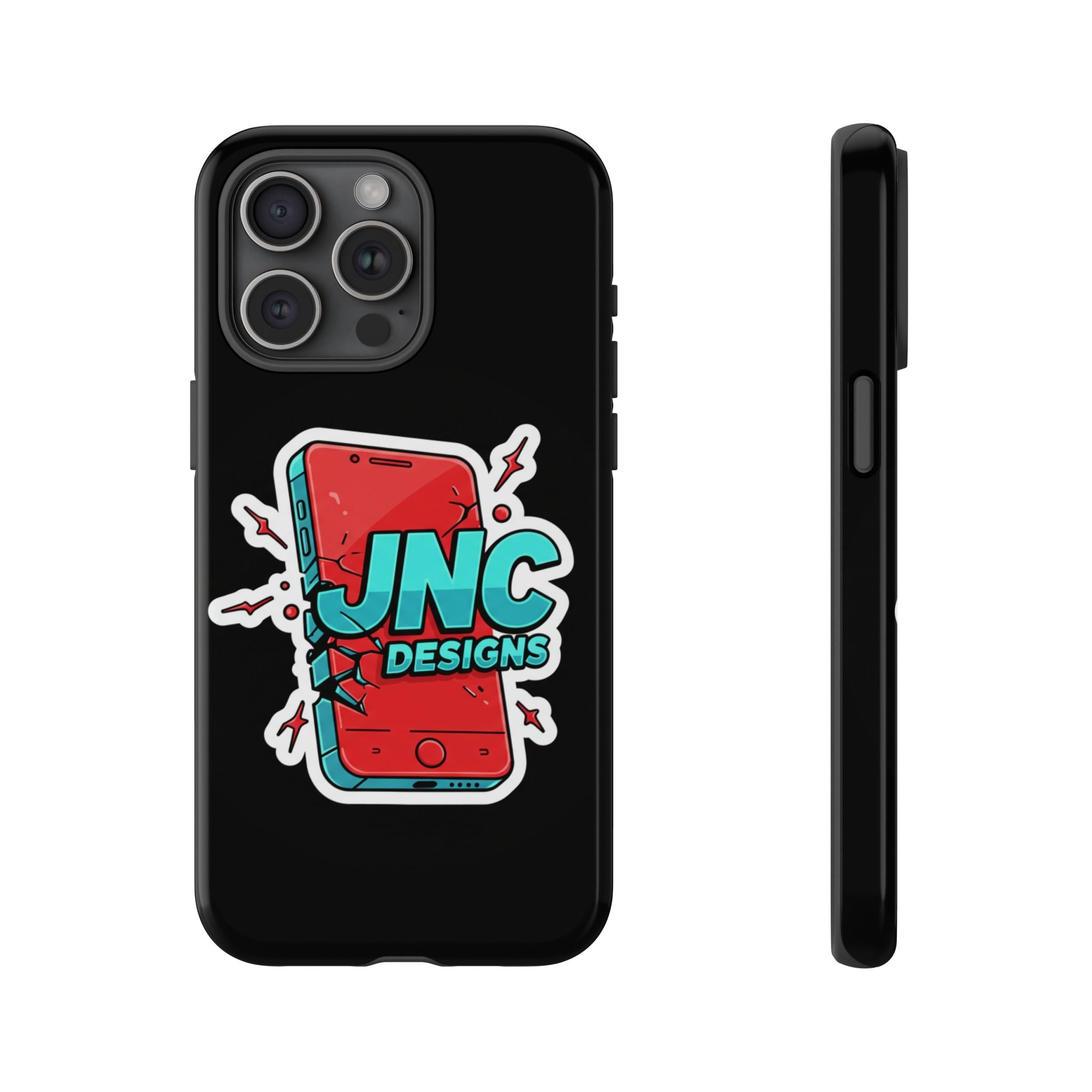 Apple iPhone JNC Black Tough Silicone Case
