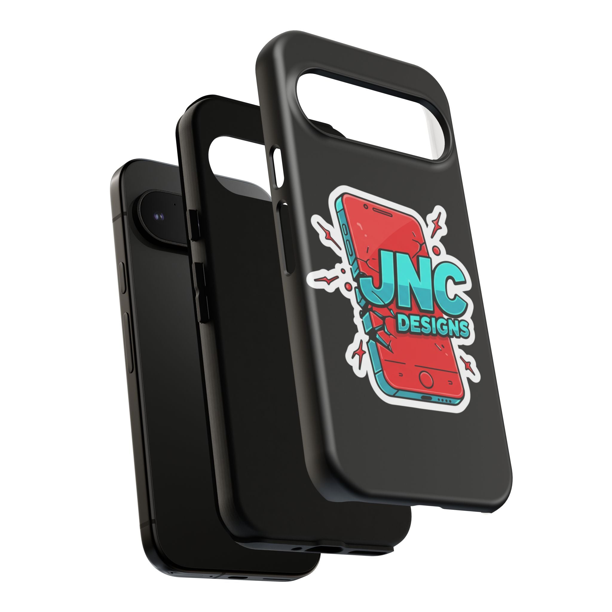 Apple iPhone JNC Black Tough Silicone Case