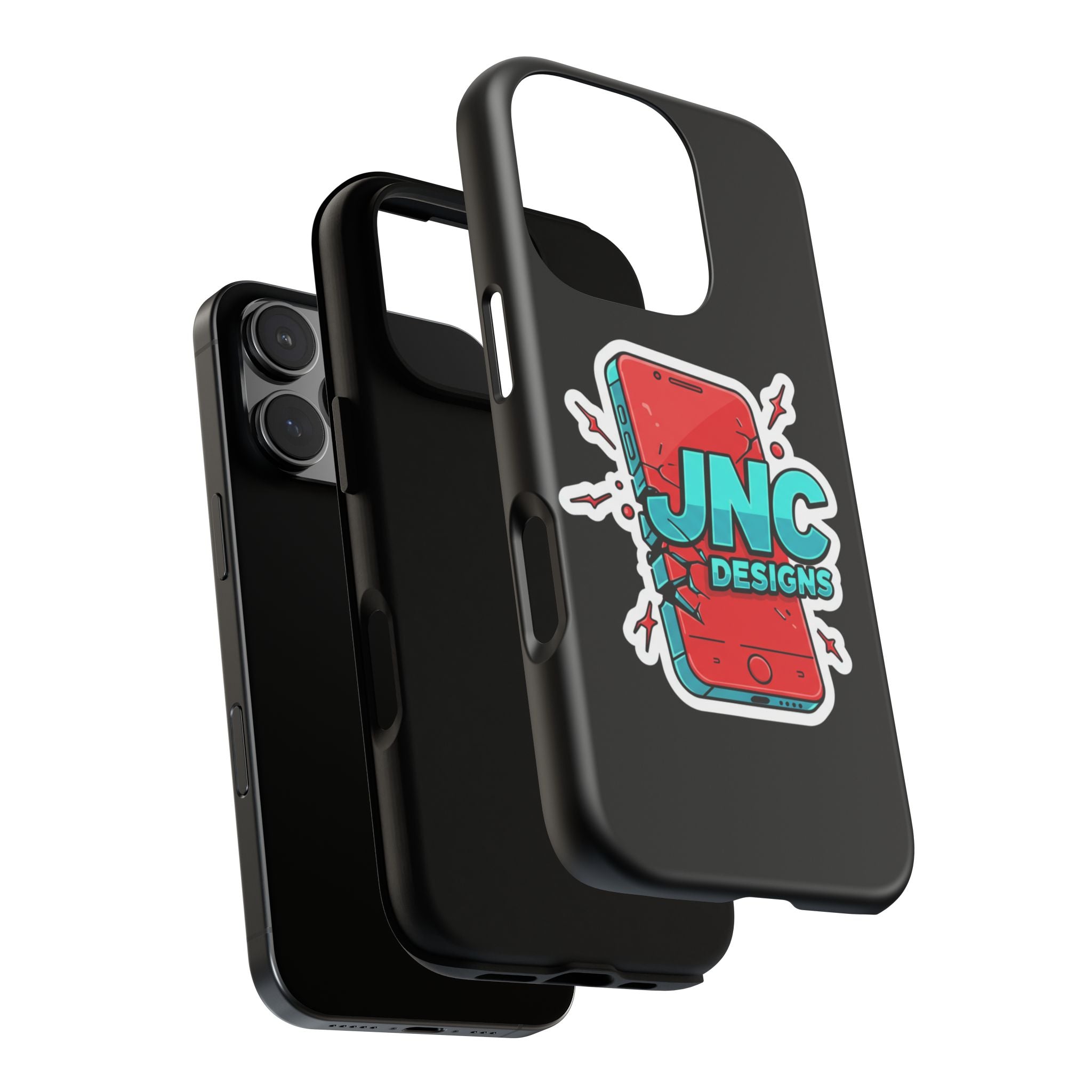 Apple iPhone JNC Black Tough Silicone Case