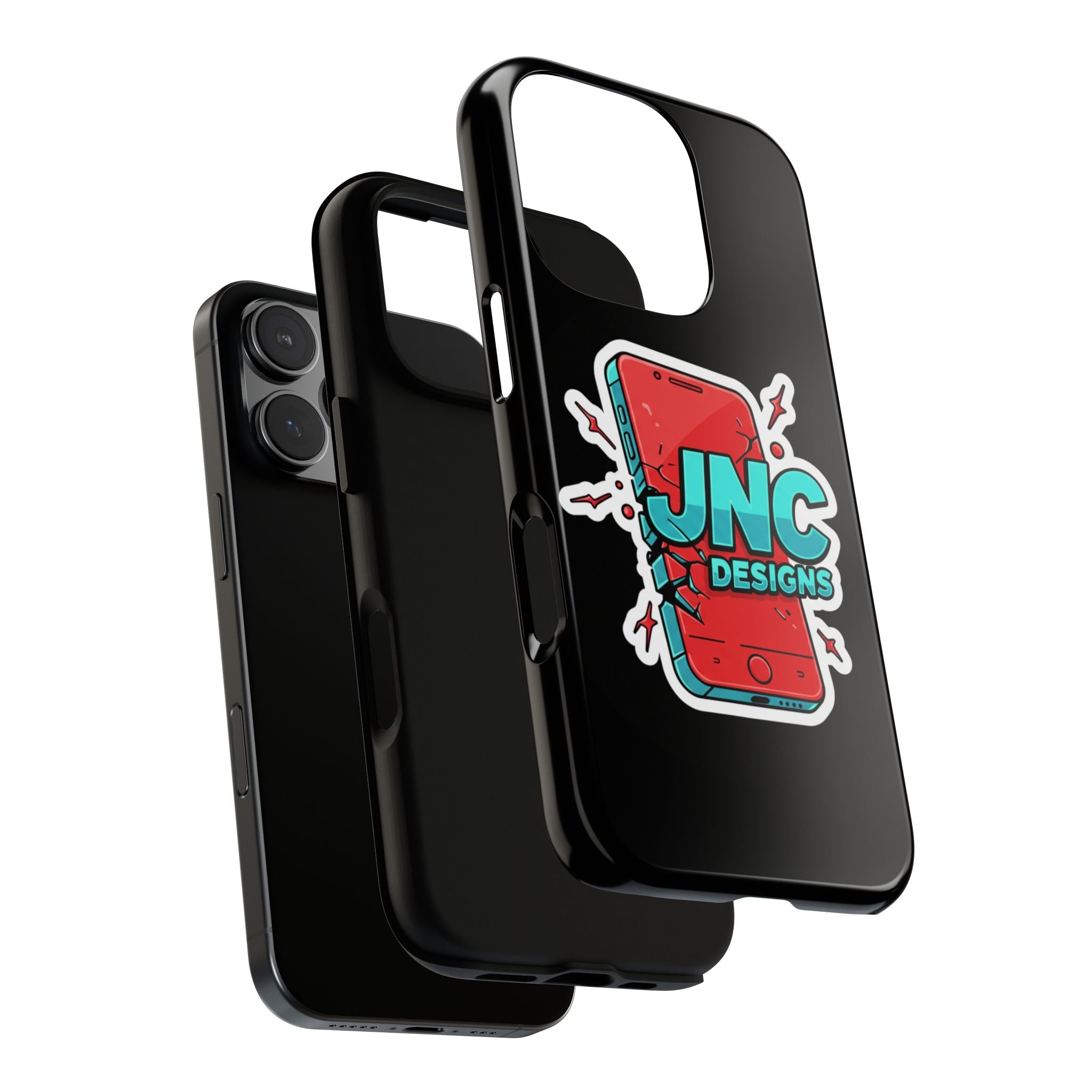 Apple iPhone JNC Black Tough Silicone Case