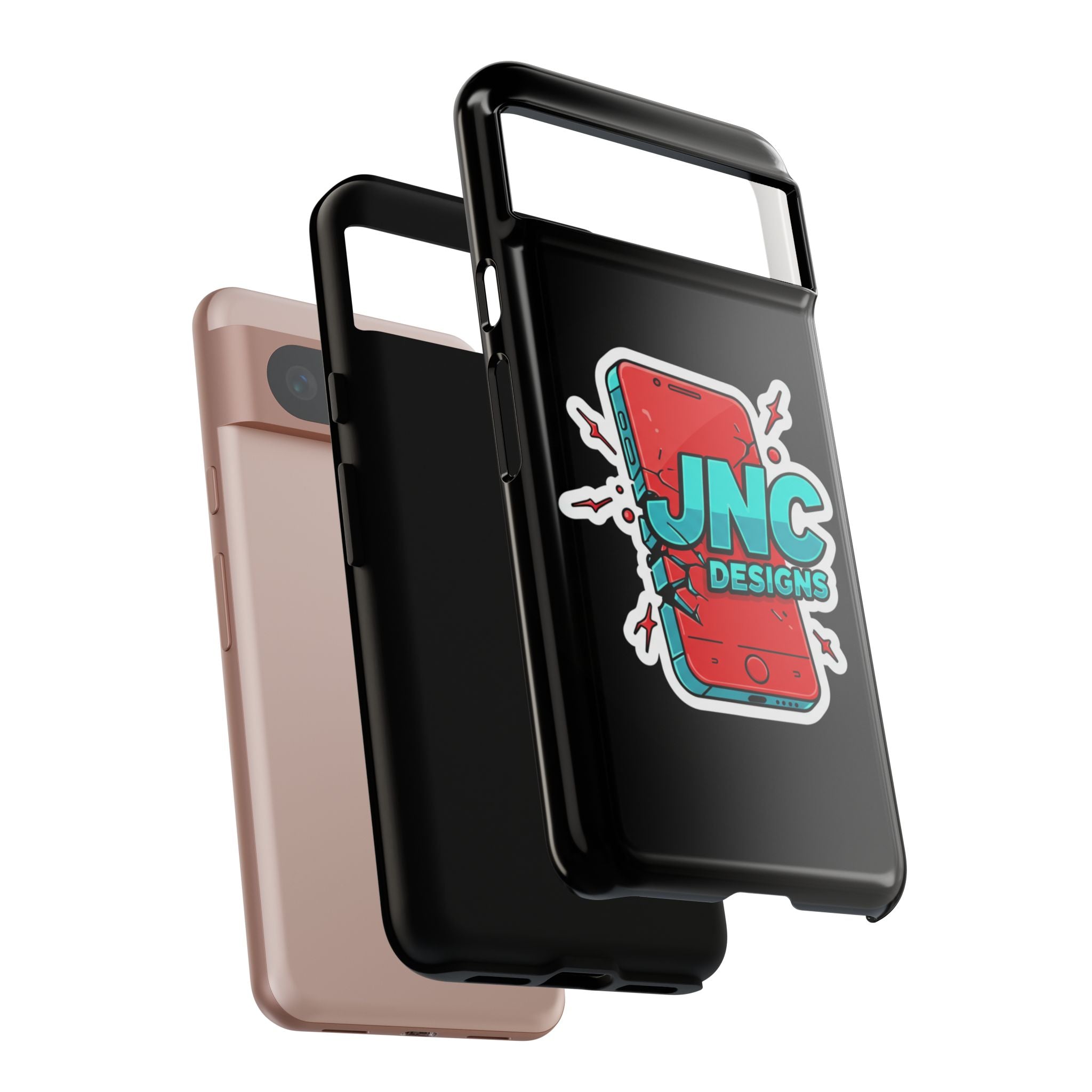 Apple iPhone JNC Black Tough Silicone Case