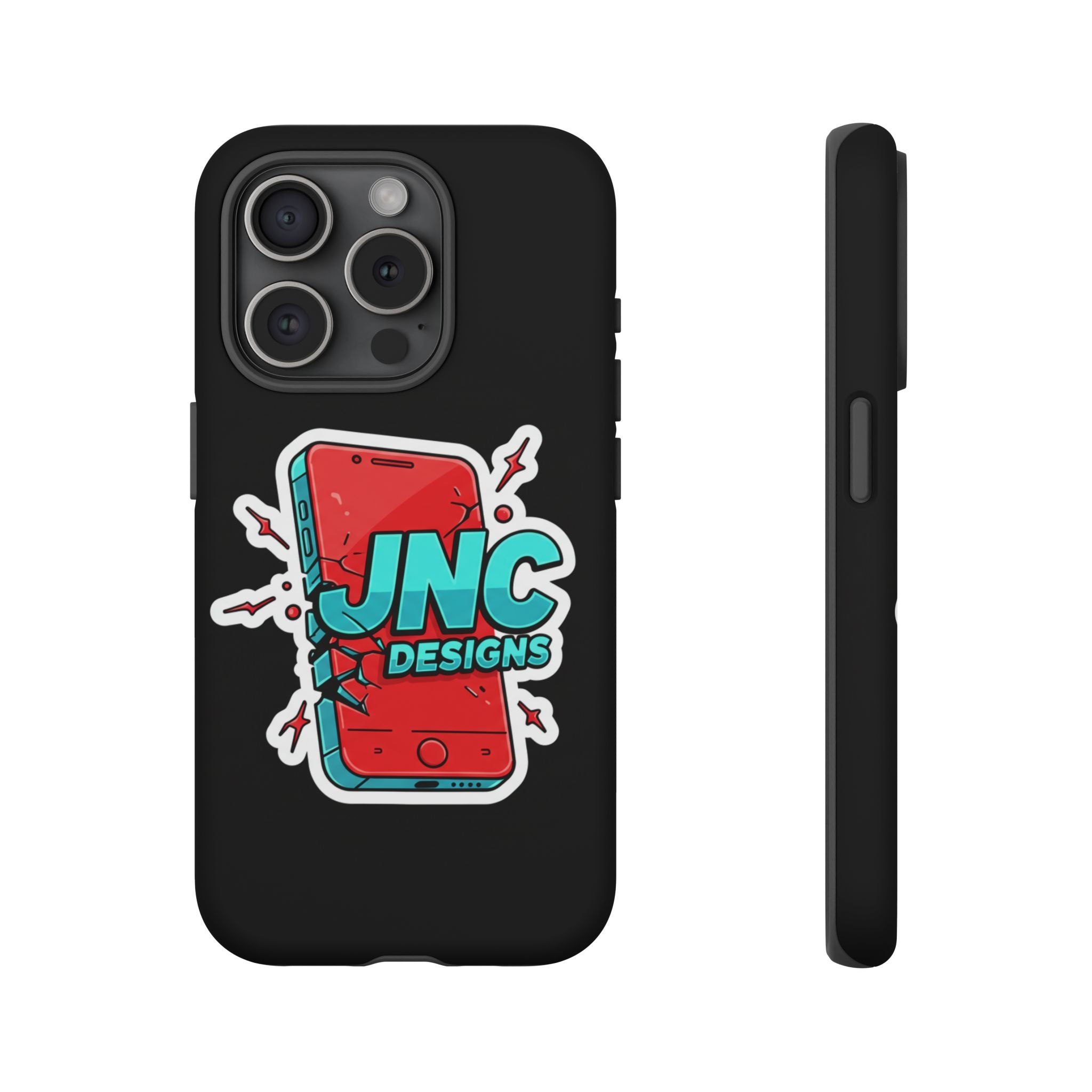 Apple iPhone JNC Black Tough Silicone Case