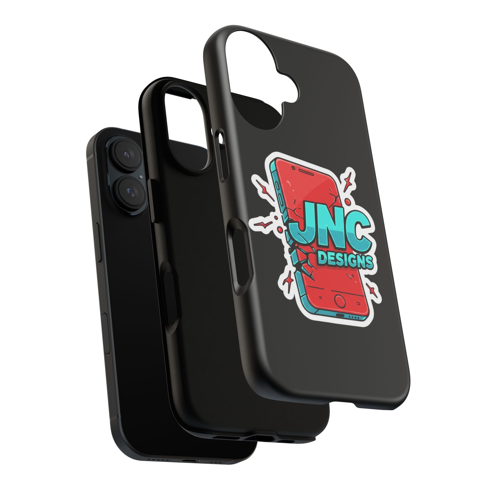 Apple iPhone JNC Black Tough Silicone Case