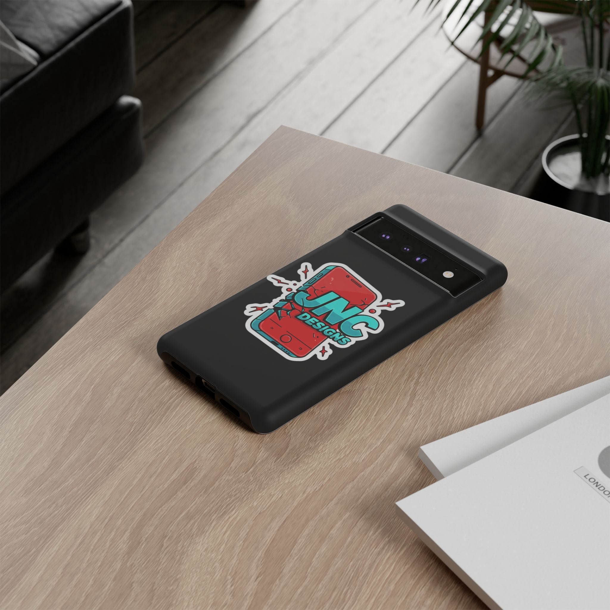 Apple iPhone JNC Black Tough Silicone Case