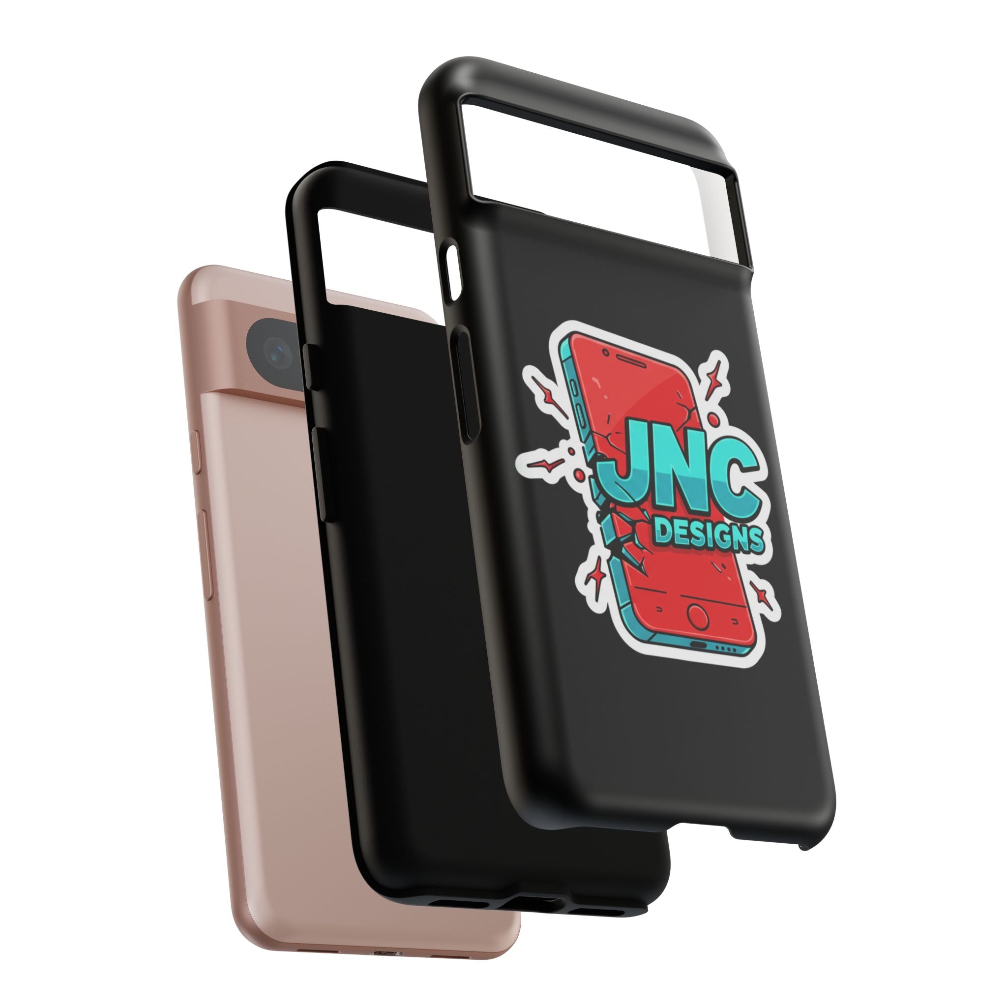 Apple iPhone JNC Black Tough Silicone Case