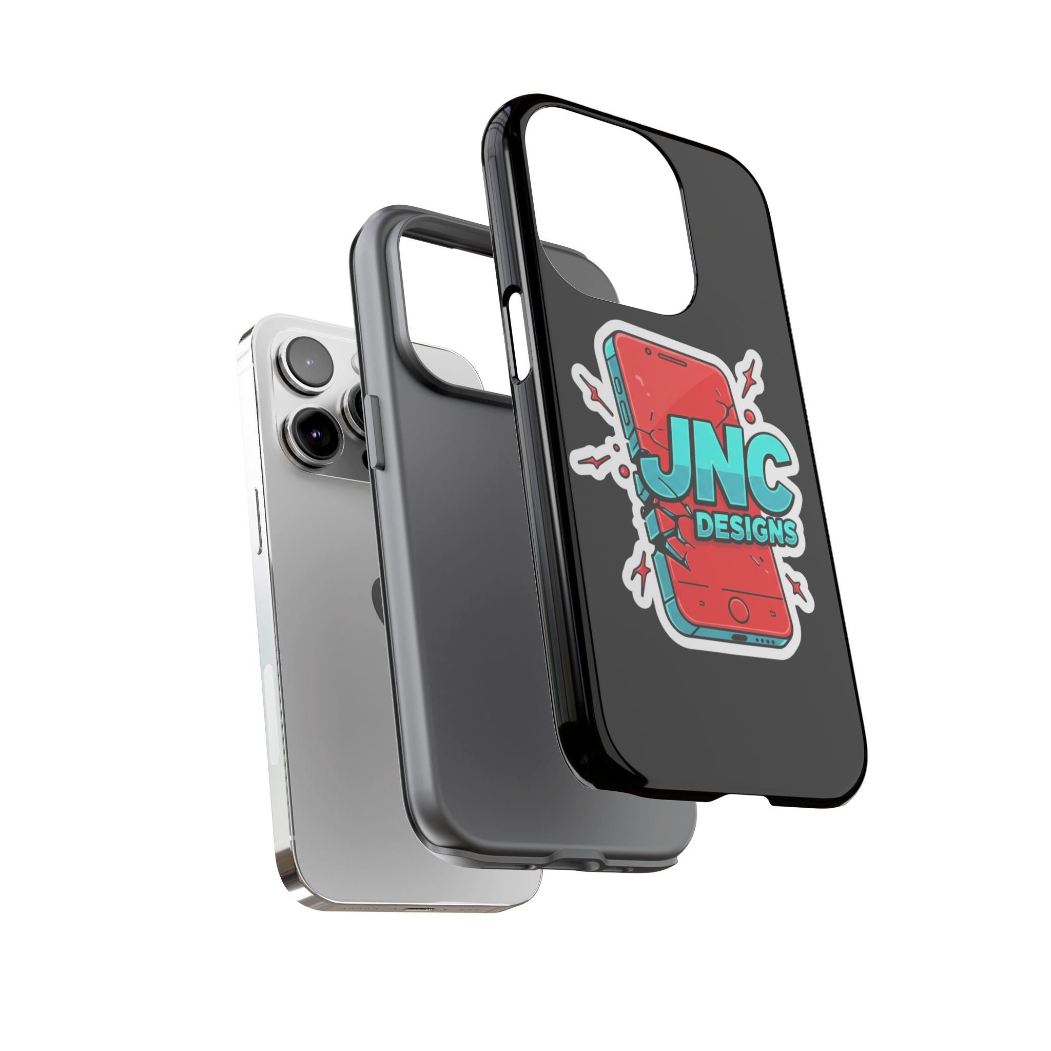 Apple iPhone JNC Black Tough Silicone Case