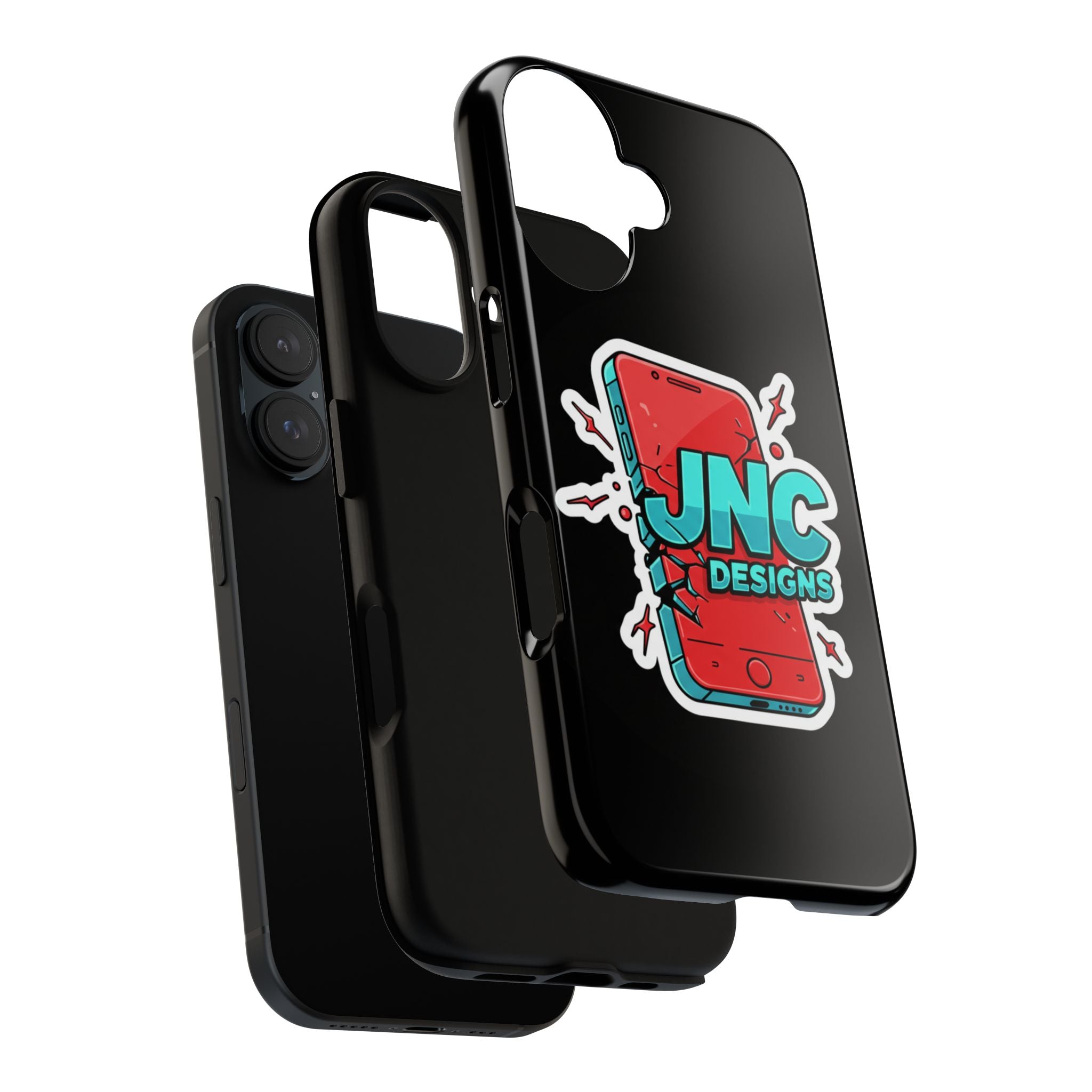 Apple iPhone JNC Black Tough Silicone Case