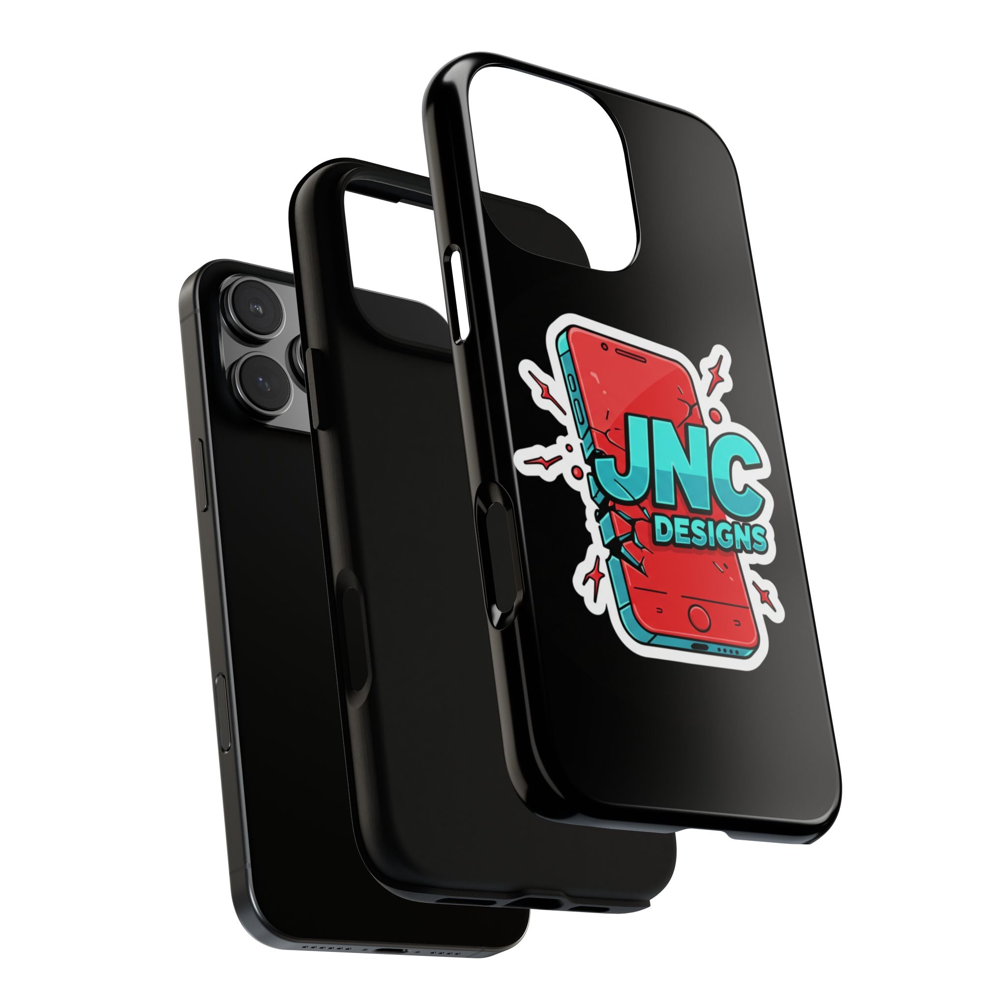Apple iPhone JNC Black Tough Silicone Case