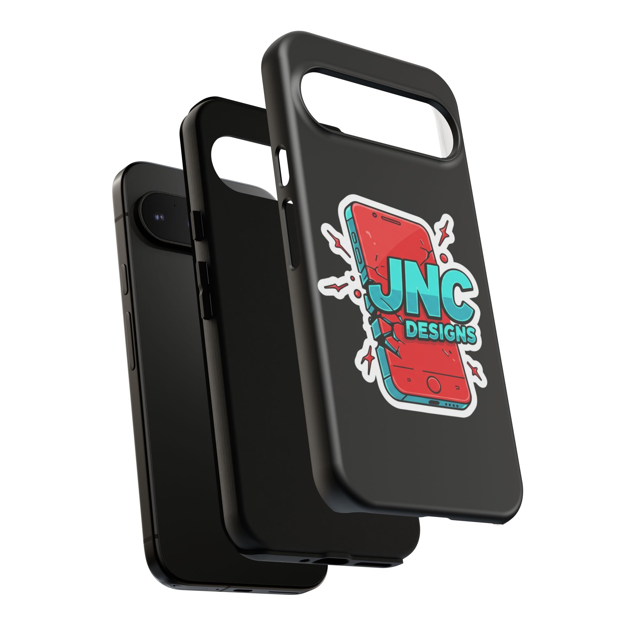 Apple iPhone JNC Black Tough Silicone Case