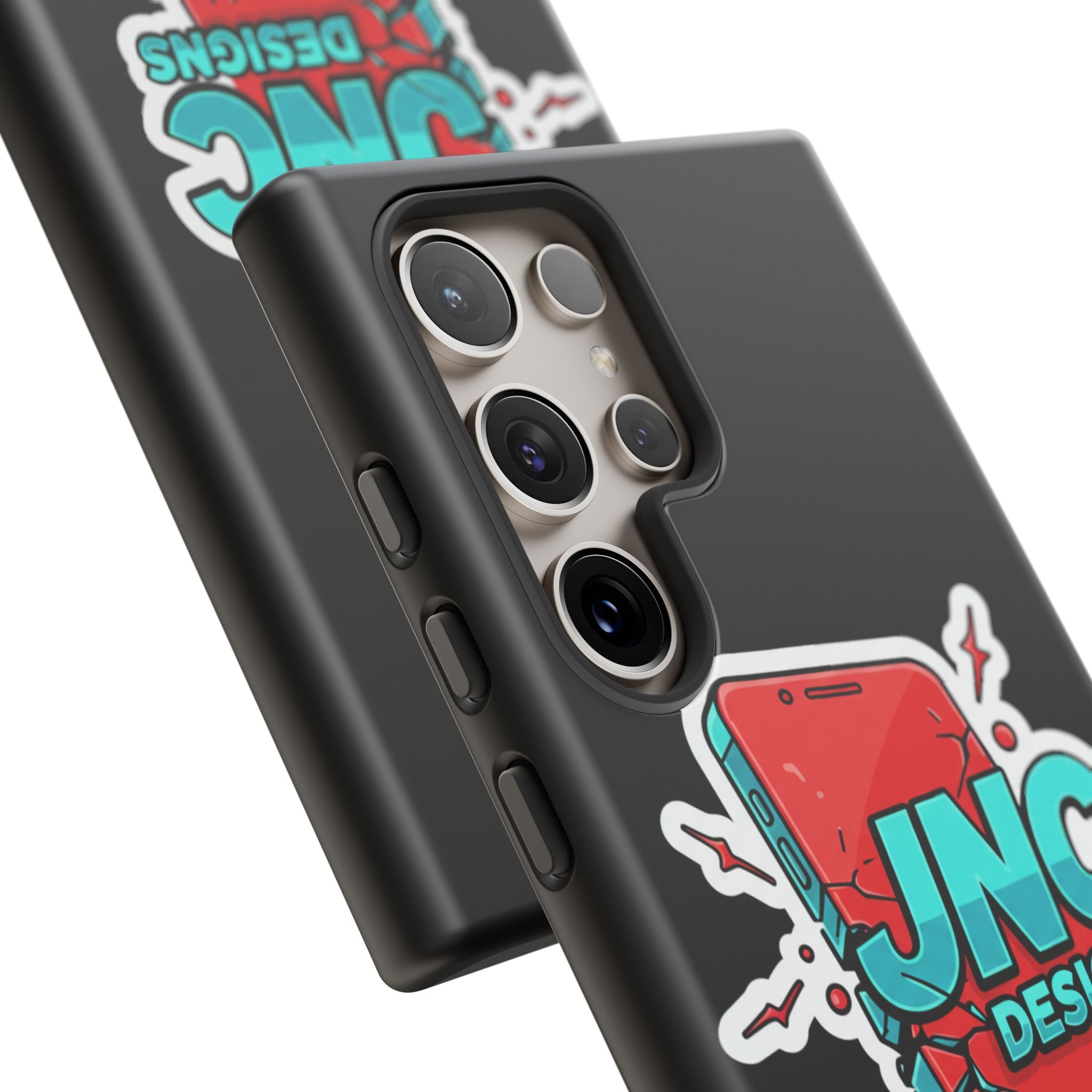 Apple iPhone JNC Black Tough Silicone Case