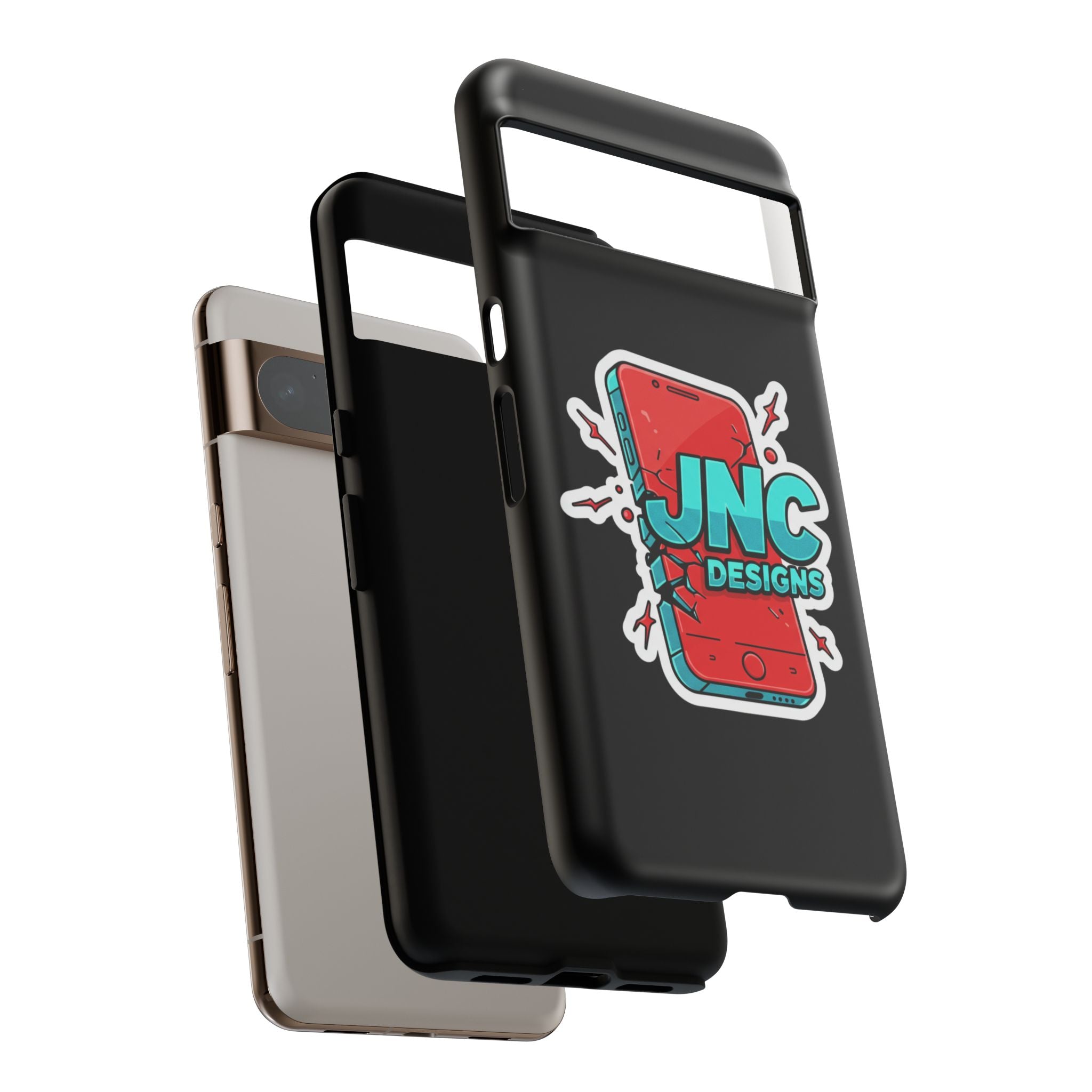 Apple iPhone JNC Black Tough Silicone Case