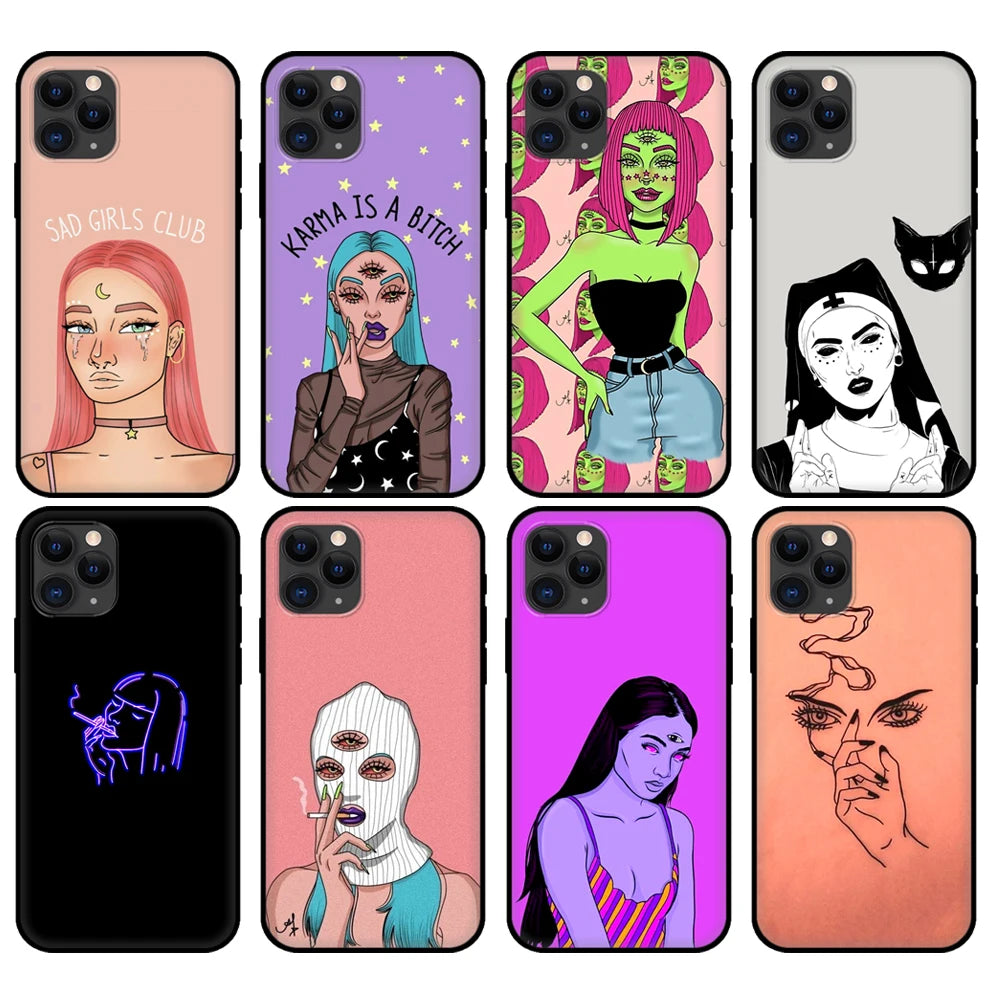 Apple iPhone Third Eye Karma's a Bitch Silicone Case