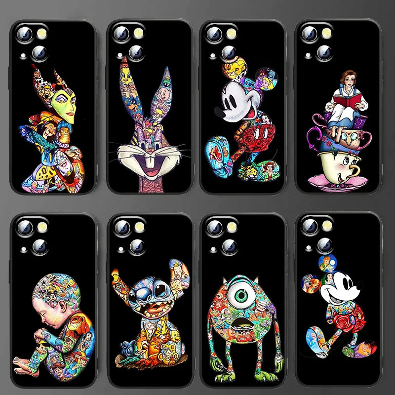 Apple iPhone Mosaic Mike Silicone Case