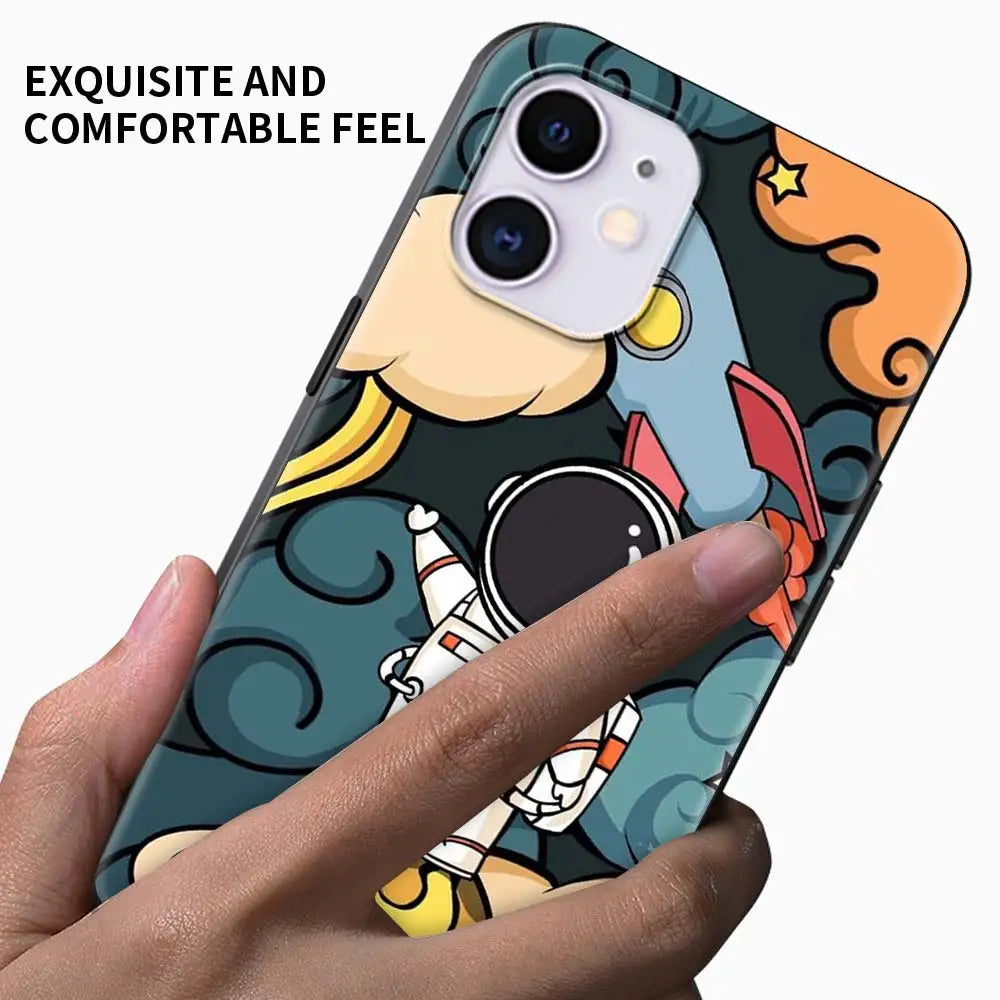 Apple iPhone Cosmic Astronaut Silicone Case