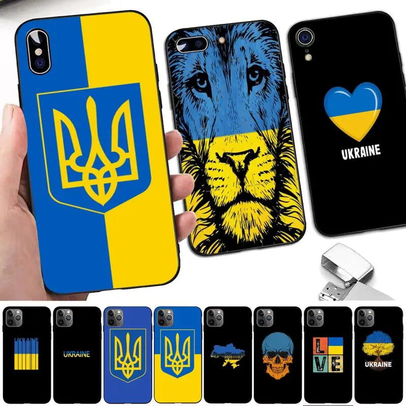 Apple iPhone Ukraine Lion Silicone Case
