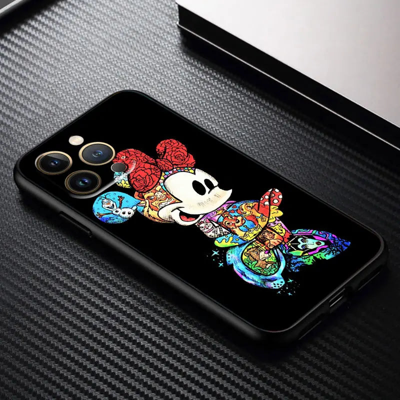 Apple iPhone Mosaic Mickey Silicone Case