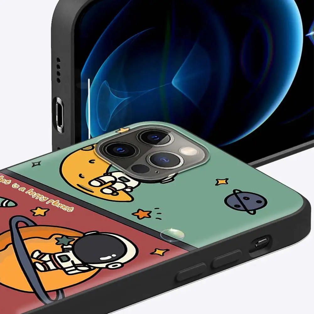 Apple iPhone Cosmic Astronaut Silicone Case