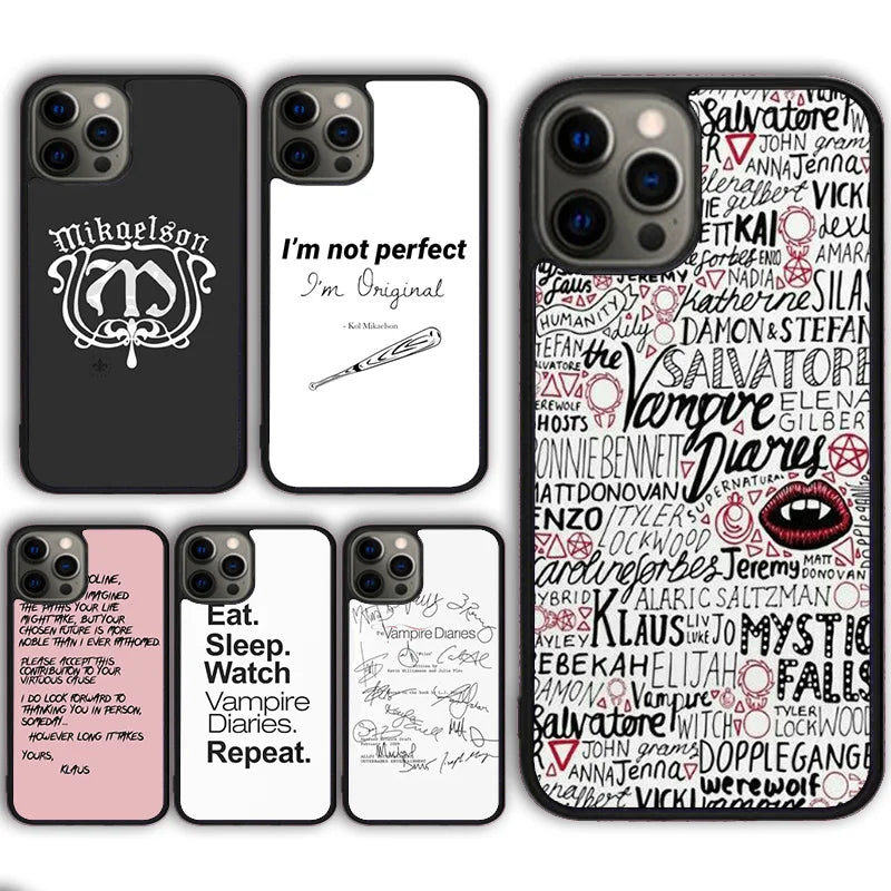 Apple iPhone Vampire Diaries Always & Forever Silicone Case