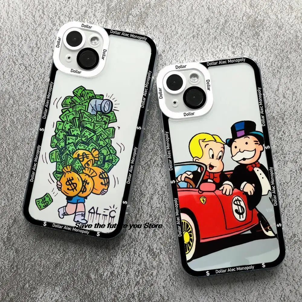 Apple iPhone Monopoly & Friends Silicone Case