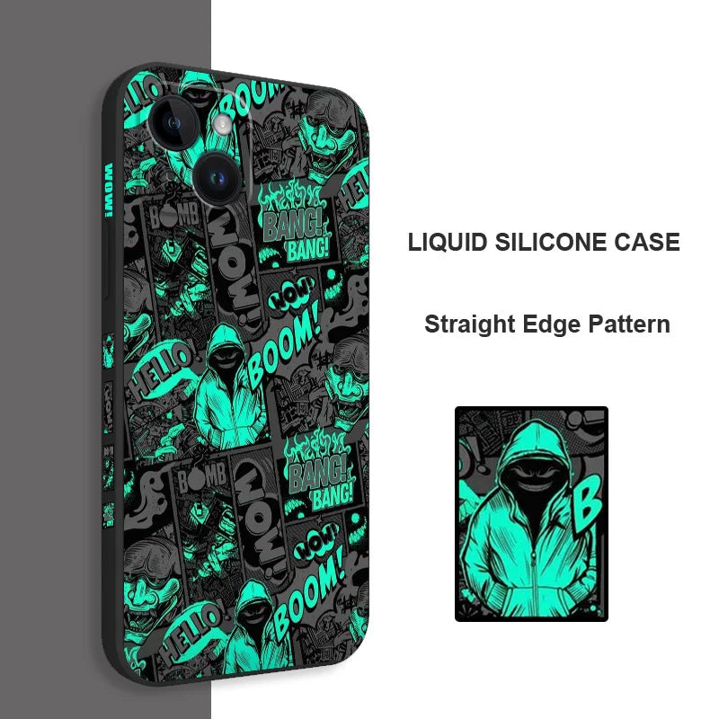 Apple iPhone Evil Comic Silicone case
