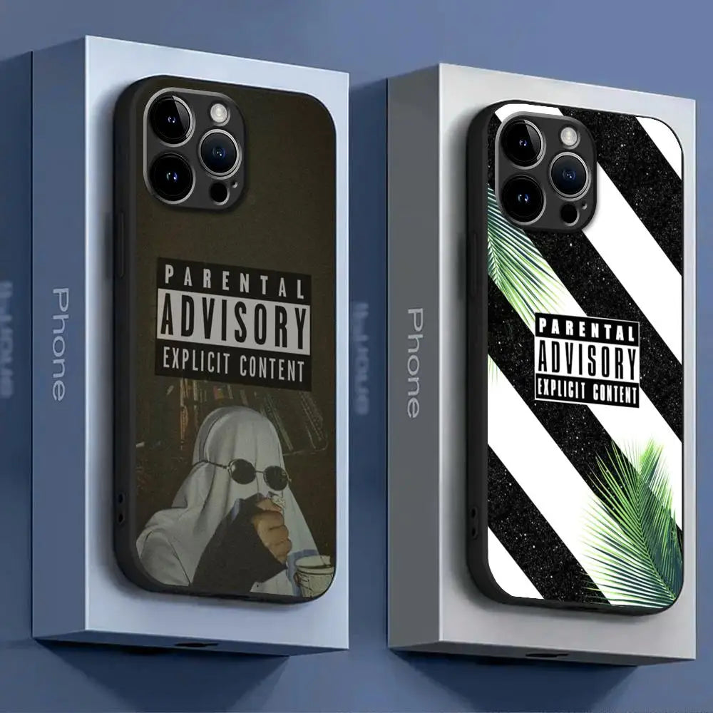 Apple iPhone Parental Advisory Warmzn Silicone Case