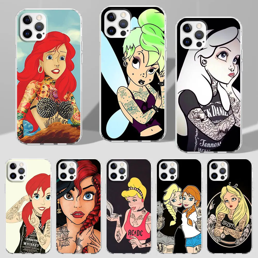 Apple iPhone Bad Princess Alice & Ariel Silicone Case