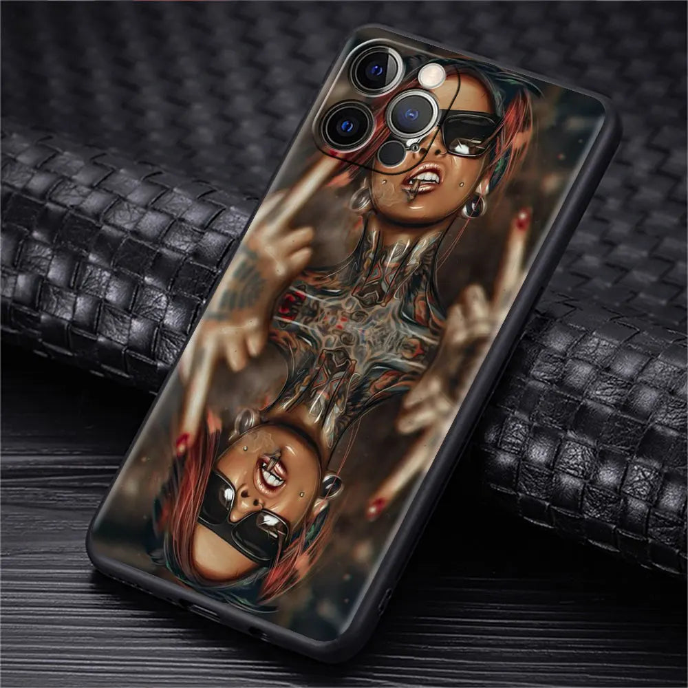 Apple iPhone Bad B Lips Silicone Case