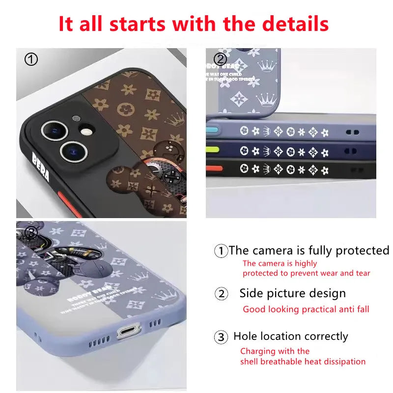 Apple iPhone Designer Bear BBG Silicone Case