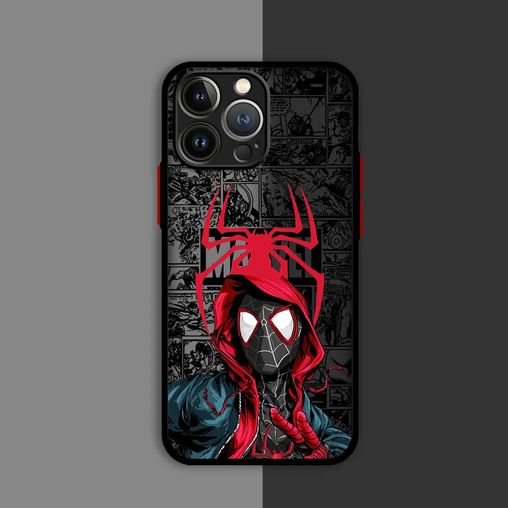 Apple iPhone Spiderman Miles & Gwenpool Silicone Case