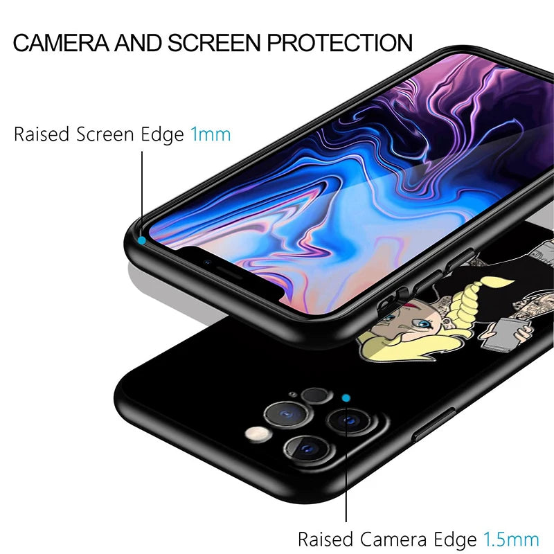 Apple iPhone Bad Princess Tinkerbell Silicone Case