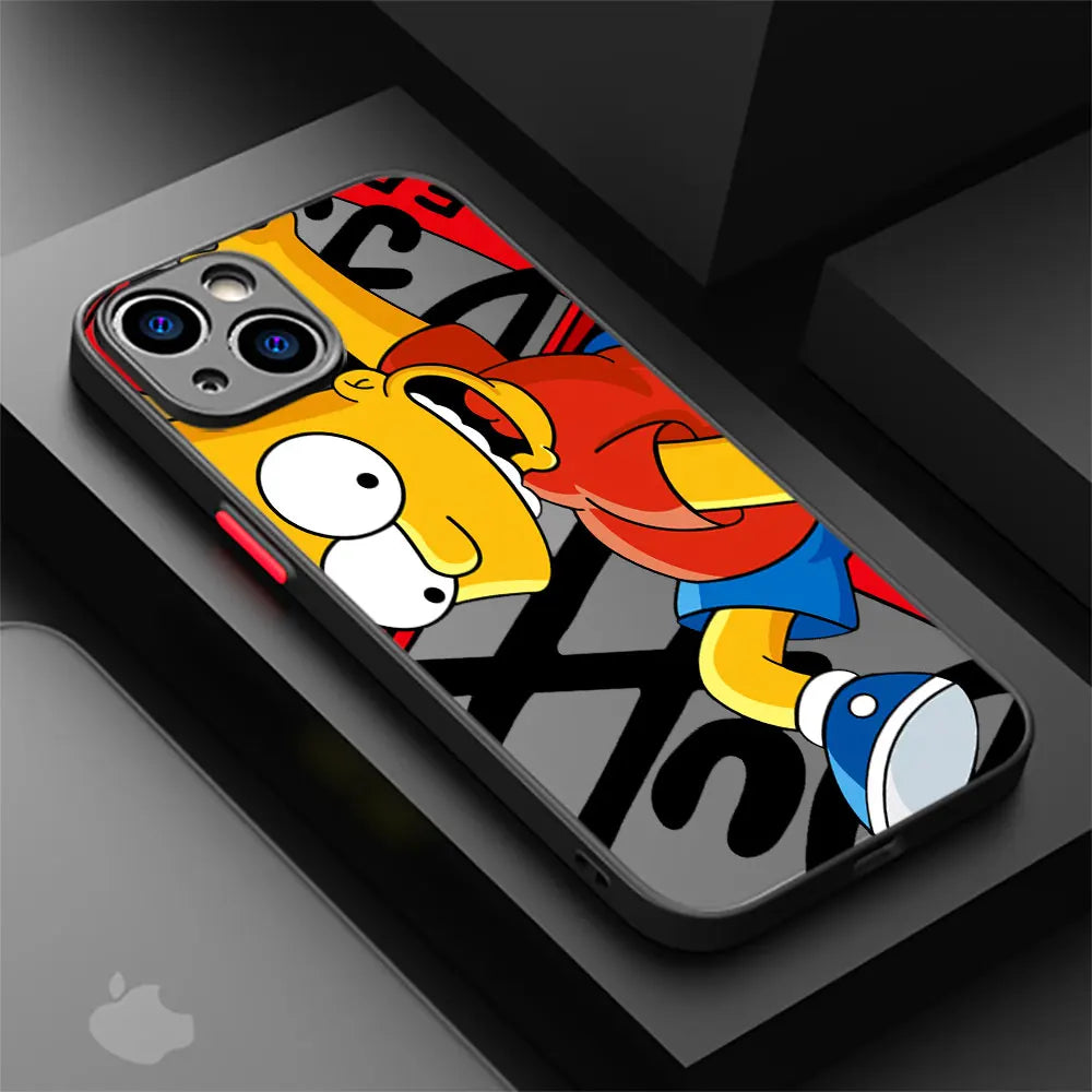 Apple iPhone Simpsons Cowabunga Silicone Case