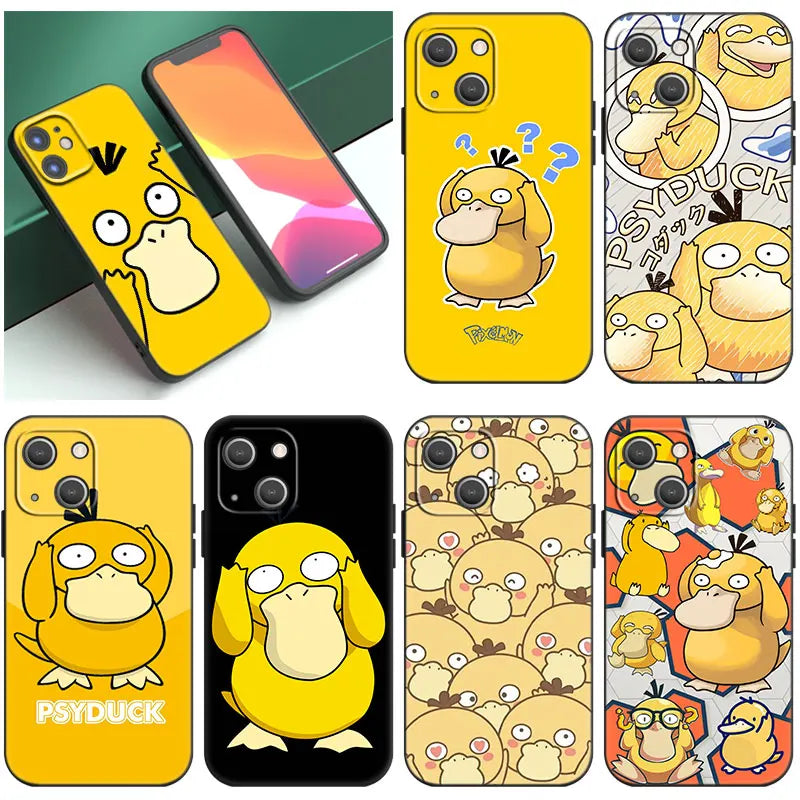 Apple iPhone Psyduck & Togepi Silicone Case