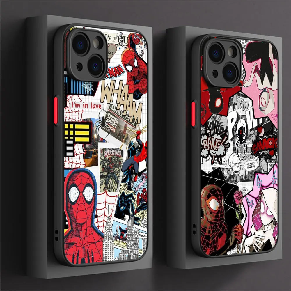 Apple iPhone Spiderman Black Suit Silicone Case
