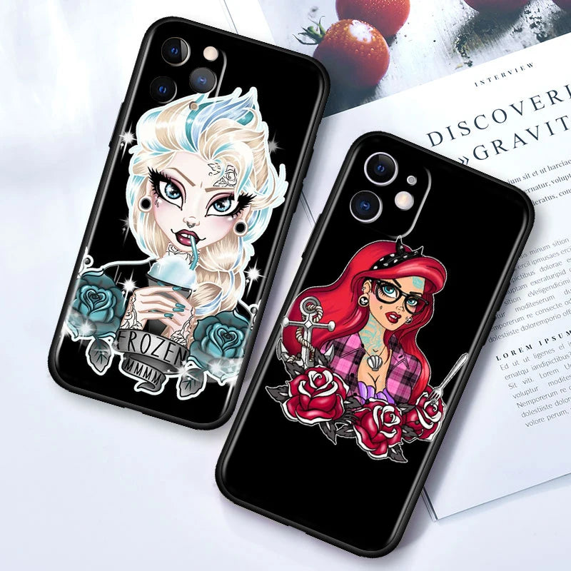 Apple iPhone Elsa & Snow White Silicone Case