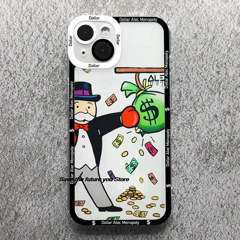 Apple iPhone Monopoly & Friends Silicone Case