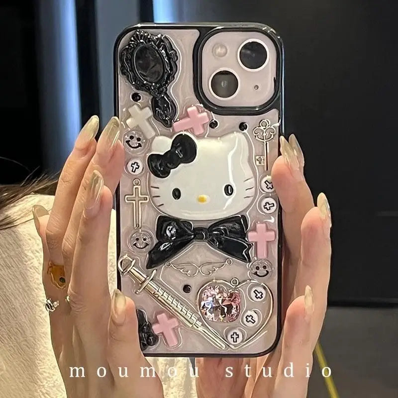 Apple iPhone Hello Kitty Cross Silicone Case