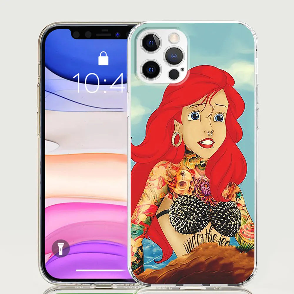 Apple iPhone Bad Princess Ariel 2 Silicone Case